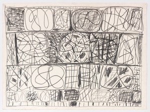 Stanley Whitney, Untitled, 1998. Graphite on Japanese rice paper, 22 × 30 inches (55.9 × 76.2 cm) © Stanley Whitney
