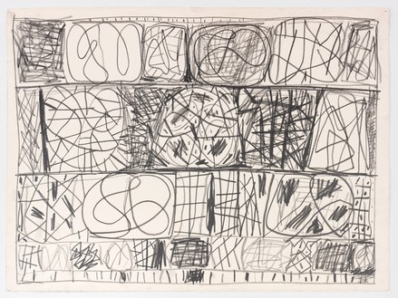 Stanley Whitney, Untitled, 1998 Graphite on Japanese rice paper, 22 × 30 inches (55.9 × 76.2 cm)© Stanley Whitney