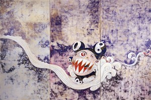 Takashi Murakami, 727, 1996. Acrylic on canvas mounted on board, 9 feet 10 inches × 14 feet 9 inches (3 × 4.5 m), Museum of Modern Art, New York © Takashi Murakami/Kaikai Kiki Co., Ltd. All rights reserved