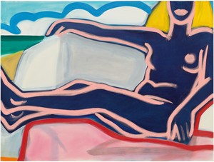 Tom Wesselmann, Nude Drawing 4/14/2000, 2000. Oil on canvas, 48 × 64 inches (121.9 × 162.6 cm) © The Estate of Tom Wesselmann/Licensed by ARS/VAGA, New York