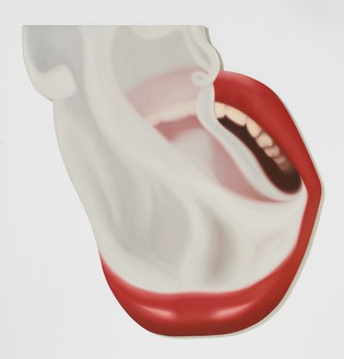 Tom Wesselmann, Smoker #11, 1973 Oil on canvas, 88 ½ × 85 inches (224.8 × 215.9 cm)© The Estate of Tom Wesselmann/Licensed by ARS/VAGA, New York