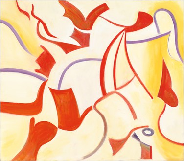 Willem de Kooning, The Privileged (Untitled XX), 1985 Oil on canvas, 70 × 80 inches (177.8 × 203.2 cm)© 2013 The Willem de Kooning Foundation/Artists Rights Society (ARS), New York, photo by Tim Nighswander/IMAGING4ART
