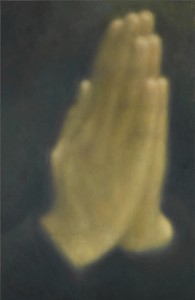Y.Z. Kami, Untitled (Hands) I, 2013. Oil on linen, 108 × 72 inches (274.3 × 182.9 cm) © Y.Z. Kami