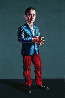 Zeng Fanzhi, Artist Series Self-Portrait, 2011 Oil on canvas, 59 ⅛ × 39 ⅜ inches (150 × 100 cm)© Zeng Fanzhi Studio