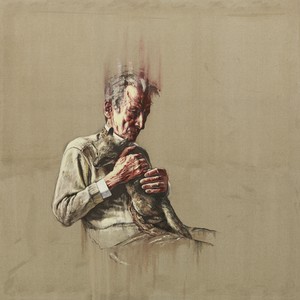 Zeng Fanzhi, Artist Series Lucian Freud, 2011. Oil on canvas, 70 ⅞ × 70 ⅞ inches (180 × 180 cm) © Zeng Fanzhi Studio
