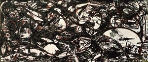 Jackson Pollock, Number II, 1951. Enamel on canvas, 57 ½ × 138 ⅝ inches (146 × 352.1 cm)