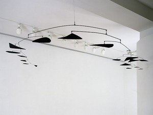 Alexander Calder, Untitled, 1956. Hanging mobile: painted metal, 26 × 173 inches (66 × 439.4 cm)