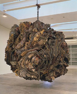Chris Burden, Medusa’s Head, 1989–92 Plywood, steel, rock, and cement, diameter: 14 feet (4.3 m)© Chris Burden/Licensed by The Chris Burden Estate and Artists Rights Society (ARS), New York