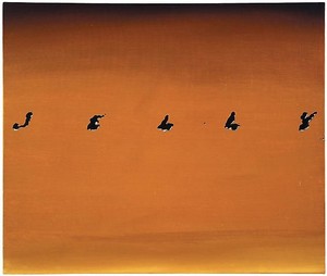 Ed Ruscha, Jelly, 1967. Oil on canvas, 20 × 23 ⅞ inches (50.8 × 60.6 cm)