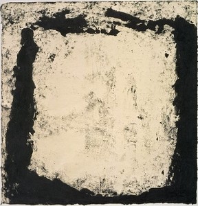 Richard Serra, Broad Cove Banks, 1994. Paintstick on paper, 38 × 36 ¾ inches (96.5 × 93.3 cm)