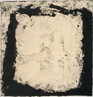 Richard Serra, Broad Cove Banks, 1994 Paintstick on paper, 38 × 36 ¾ inches (96.5 × 93.3 cm)