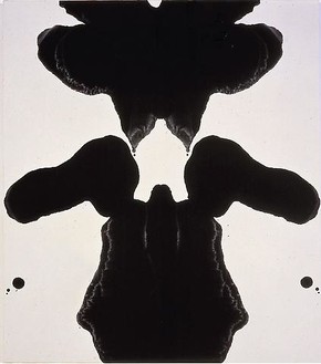 Andy Warhol, Rorschach, 1984 Synthetic polymer paint on canvas, 24 × 21 inches (61 × 53.3 cm)
