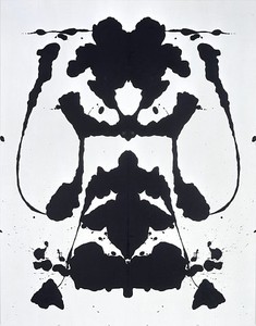 Andy Warhol, Rorschah, 1984. Synthetic polymer paint on canvas, 90 × 70 inches (228.6 × 177.8 cm)