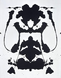 Andy Warhol, Rorschah, 1984 Synthetic polymer paint on canvas, 90 × 70 inches (228.6 × 177.8 cm)