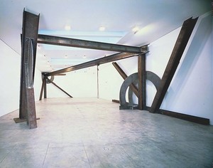 Mark Di Suvero, Inner Sculpture for Euler, 1997. Steel, 16' × 35' × 59'4" (4.9 × 10.7 × 18.1 m)