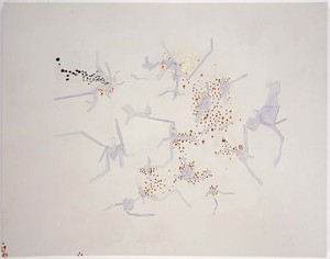 Ellen Gallagher, Drexciya, 1997. Oil, ink and gesso on canvas, 120 × 96 inches (305 × 244 cm)