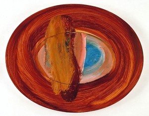 Howard Hodgkin, When in Rome, 1996–97. Oil on wood, 19 × 24 inches (48.5 × 61.3 cm)