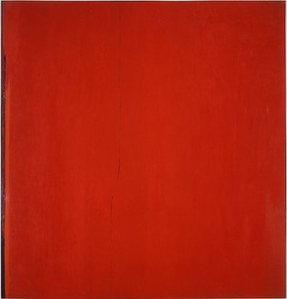 Clifford Still, 1955-D, 1955 Oil on canvas, 116 ⅝ × 111 inches (296.2 × 281.9 cm)