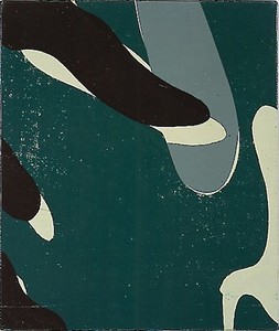 Andy Warhol, Camouflage, 1986. Synthetic polymer paint and silkscreen ink on canvas, 12 × 10 inches (30.5 × 25.4 cm)