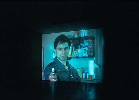 Douglas Gordon, through a looking glass, 1999 2 video projections, Dimensions variable