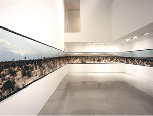 Glen Seator, Three Sixty with corners, 1999 (view 2). Photo based C-print on Duraflex, 40 × 1080 inches (101.6 × 2,743.2 cm), edition of 5 Photo by Douglas M. Parker Studio