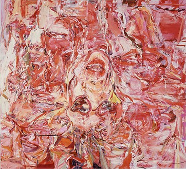 Cecily Brown, Lady Luck, 1999 Oil on linen, 100 × 110 inches (254 × 279.4 cm)
