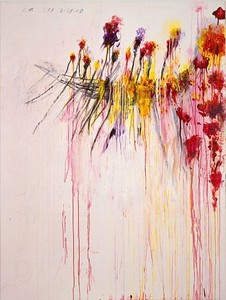 Cy Twombly, Coronation of Sesostris, 2000. Acrylic, wax crayon and lead pencil on canvas, 81 ⅛ × 61 ⅝ inches (206.1 × 156.5 cm)