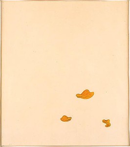 Robert Therrien, No title (duck bills), 2000. Graphite and watercolor on paper, 29 ½ × 25 ¾ inches (74.9 × 65.4 cm)