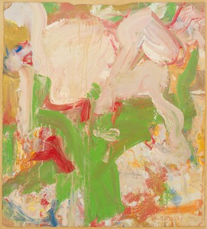 Willem de Kooning, Standing Woman and Trees, 1965 Oil on paper, 25 ½ × 22 ⅞ inches (64.8 × 58.1 cm)© The Willem de Kooning Foundation/Artists Rights Society (ARS), New York
