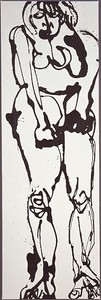 David Smith, Untitled, 1964. Enamel on canvas, 51 × 16 ⅝ inches (129.5 × 42.2 cm)