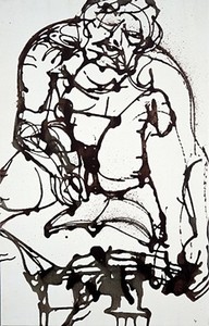 David Smith, Untitled, 1964. Enamel on canvas, 51 ⅛ × 32 ½ inches (129.9 × 82.6 cm)