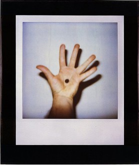 Douglas Gordon, Hand with spot B, 2001 Digital C-type print, 57 ¾ × 48 inches (146.7 × 121.9 cm), edition of 3