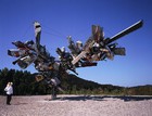 Nancy Rubins: Chas’ Stainless Steel, Mark Thompson’s Airplane Parts, About 1000 Pounds of Stainless Steel Wire, and Gagosian’s Beverly Hills Space, Beverly Hills