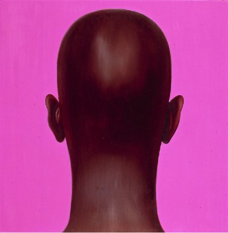 Salomón Huerta, Untitled Head (#8), 2001 Oil on canvas on panel, 12 × 11 ¾ inches (30.5 × 29.8 cm)