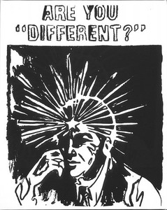 Andy Warhol, Are You "Different"? (pos), 1985–86. Synthetic polymer paint and silkscreen ink on canvas, 20 × 16 inches (50.8 × 40.6 cm)