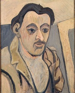 Arshile Gorky, Self-Portrait, 1931–33. Oil on canvas, 10 × 8 inches (25.4 × 20.3 cm) Photo: Rob McKeever