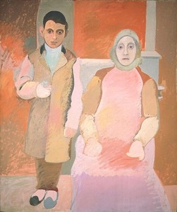 Arshile Gorky, Portrait of the Artist and His Mother, 1926–36. Oil on canvas, 60 × 50 inches (152.3 × 127 cm) Courtesy of the National Gallery of Art, Washington, D.C. Alisa Mellon Bruce Fund