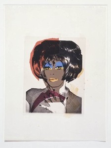Andy Warhol, Ladies and Gentlemen, 1975. Screenprint on acetate and coloured graphic art paper, collage on sketchbook paper, 24 × 18 inches (61 × 45.7 cm)