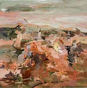 Cecily Brown, Red Painting I, 2002. Oil on linen, 80 × 80 inches (203.2 × 203.2 cm)