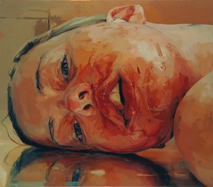 Jenny Saville, Reverse, 2002–03. Oil on canvas, 84 × 96 inches (213.4 × 243.8 cm) © Jenny Saville