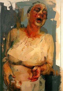 Jenny Saville, Pause, 2002–03. Oil on canvas, 120 × 84 inches (304.8 × 213.4 cm) © Jenny Saville