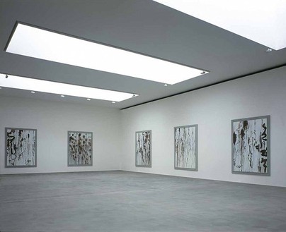 Cy Twombly: Ten Paintings and a Sculpture Installation view