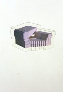 Rachel Whiteread, Drawing for Drawing Show, 2004. Collage, acrylic medium and graphite on paper, 22 × 15 inches (56 × 38 cm)