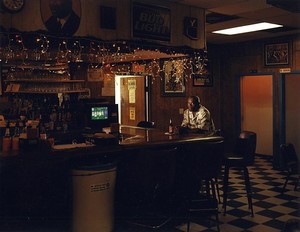 Taryn Simon, Frederick Daye; Alibi location, American Legion Post 310, San Diego, California; Where 13 witnesses placed Daye at the time of the crime; Served 10 years of a Life sentence for Kidnapping, Rape, and Vehicle Theft, from the series The Innocents, 2002. Chromogenic print, 31 × 40 inches (78.7 × 101.6 cm) or 48 × 62 inches (121.9 × 157.5 cm), both edition of 5 + 2 AP © Taryn Simon