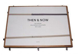 Ed Ruscha, THEN &amp; NOW, 2005. 142 gelatin silver prints in a wood box, 27 ½ × 39 ⅜ inches (69.9 × 100 cm), edition of 10; 6 APs