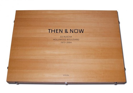 Ed Ruscha, THEN &amp; NOW, 2005 142 gelatin silver prints in a wood box, 27 ½ × 39 ⅜ inches (69.9 × 100 cm), edition of 10; 6 APs