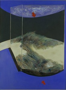Francis Bacon, Landscape, 1978. Oil and pastel on canvas, 78 × 58 ⅛ inches (198 × 147.5 cm)