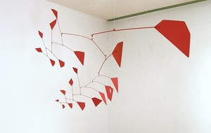 Alexander Calder, Red Polygons, 1956. Painted metal, 61 × 96 × 42 inches (154.9 × 243.8 × 106.7 cm)