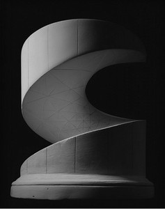Hiroshi Sugimoto, Helicoid: Minimal Surface, 2004. Gelatin silver print, 59 × 47 ¼ inches (150 × 120 cm), edition of 5