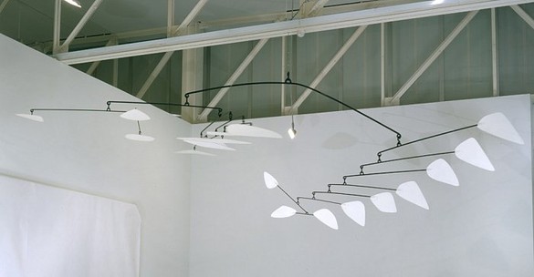 Alexander Calder, Mobile, 1963 Painted sheet metal and rod, 108 × 324 × 147 inches (274.3 × 823 × 373.4 cm)